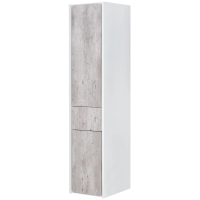 Пенал Roca Ronda ZRU9303006 подвесной R, бетон/белый матовый