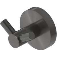 Крючок Cezares Relax RELAX-HKD-GM двойной, для ванны, оружейная сталь