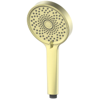 Душевая лейка Wonzon & Woghand WW-88SC03-BG 125 мм, 3 режима, золотой матовый