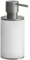 Дозатор для жидкого мыла Gessi Gessi316 54737#239 настольный, белый, STEEL BRUSHED