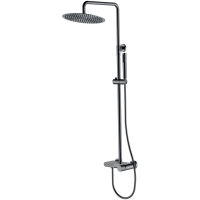 Душевая система Boheme Stick Spirale 128-SGM.4 300 мм, со смесителем, графит глянец