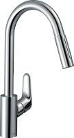 Смеситель для кухни Hansgrohe Focus M41 73880000, хром