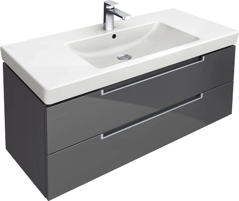 раковины villeroy & boch subway 2.0 7175a001 полувстраиваемая, 100x47xh17см, альпийский белый