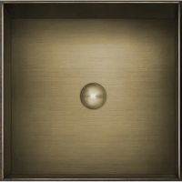 Раковина Gessi Gessi316 54605#726 накладная, 40x40 см, цвет Warm Bronze Brushed PVD