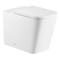 Унитаз SantiLine SL-5021T приставной, безободковый, Tornado, сиденье микролифт, белый