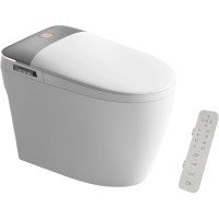 Электронный унитаз-биде напольный Ceruttispa Ersilia Smart CT10616 импульсный, безободковый, торнадо, с сиденьем микролифт, белый
