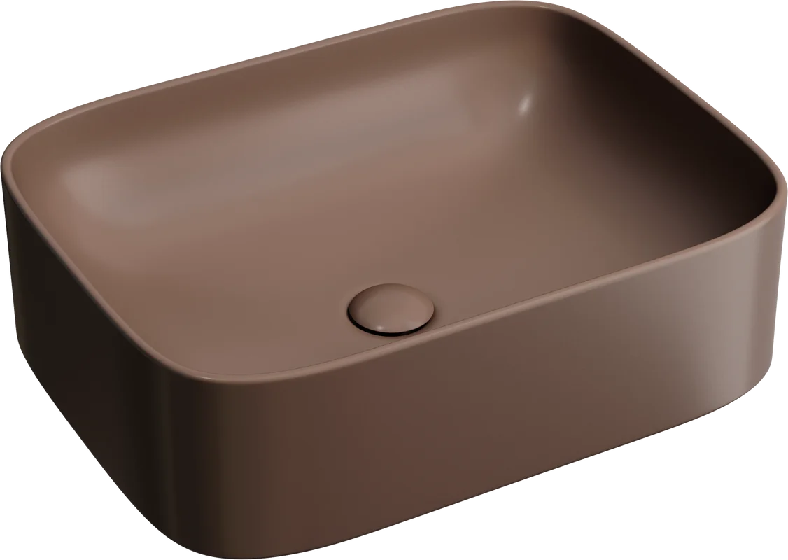 Раковина Ceramicanova Element CN6052MDB накладная, 50.5x38 см, темно-коричневая матовая