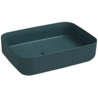 Раковина 50x36 см Isvea Infinity 10NF65050SV-2P, цвет изумрудный матовый