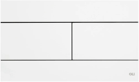 Кнопка смыва для инсталляции OLI Slim 659041 для унитаза, пластик, цвет белый