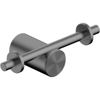 Крючок Abber Osten 316 AA1852BGG двойной, для ванны, оружейная сталь матовый