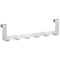 Планка с крючками Bemeta Neo 101106235 для ванны, нержавеющая сталь