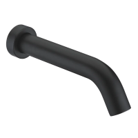 Излив Wasserkraft A084 для ванны, 21 см, черный Soft-touch
