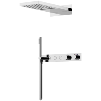 Душевой комплект Sancos Linn SC9023CH 230 мм, с термостатом, хром