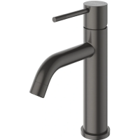 Смеситель для раковины Cezares Relax RELAX-LS1-GM с донным клапаном, оружейная сталь