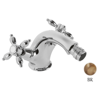 Смеситель Cezares Nostalgia NOSTALGIA-BS1-02 для биде, с донным клапаном, бронза