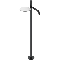 Смеситель напольный для раковины Boheme Stick Spirale 120-BB.4 черный матовый