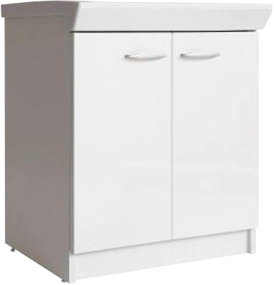 Тумба под хозяйственную раковину Hatria SPECIALS 60x60x88 см YXNW01 белая