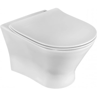 Унитаз подвесной Roca Leon ZRU9307612 безободковый, белый