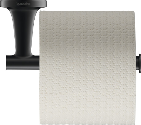 Держатель туалетной бумаги Duravit Starck T 0099374600 настенный цвет черный матовый