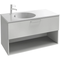 Тумба белый глянец 100 см Jacob Delafon Odeon Rive Gauche EB2554-R5-G1C