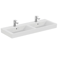 Раковина 120 см Ideal Standard Strada K079101 двойная, цвет белый