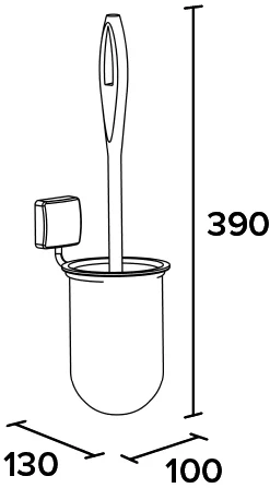 Ёршик для унитаза Koin Nice NI800
