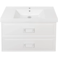 Тумба белый матовый 97,6 см La Fenice Cubo Twin FNC-01-CUB-B-100-2