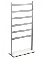 Полотенцесушитель электрический напольный WONZON & WOGHAND ESSEN, темный графит (WW-A406-GM)