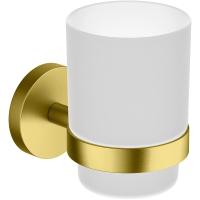 Стакан для зубных щеток Timo Saona 13031/20 настенный, темное золото матовый