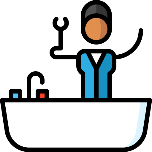 Установка угловой акриловой ванны