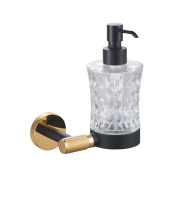 Дозатор для мыла Wonzon & Woghand Majestic WW-9224 черный, золото