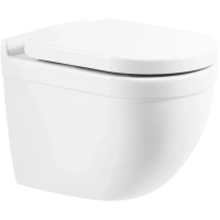 Унитаз подвесной BelBagno Senso-R BB017CHR безободковый, белый