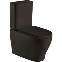 Унитаз компакт WeltWasser Angerbach 001 MT-BL 10000006016 черный матовый с бачком и сиденьем микролифт