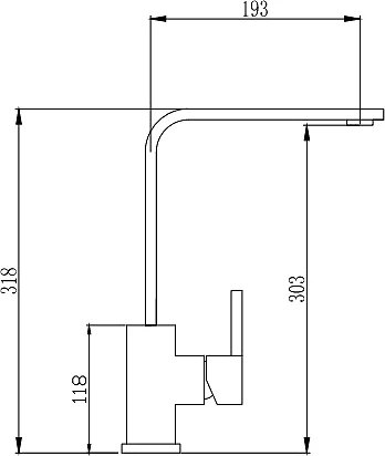смеситель для кухни seaman eco glasgow ssn-3007