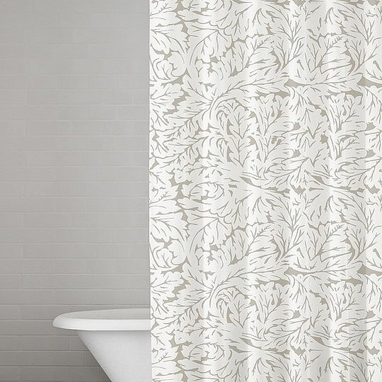 Штора для ванной Kassatex Foglia Taupe SFG-115-T