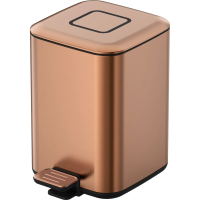 Мусорное ведро Boheme 10948-BRB 7л, с педалью, бронза матовая