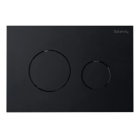 Кнопка смыва для инсталляции Splendy Stable Rest SR302TMBM для унитаза, пластик, цвет матовый черный