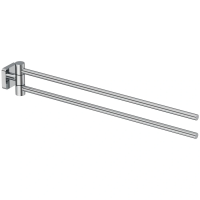 Полотенцедержатель Kludi Vela S 2597705 44,1 см, поворотный, двойной, хром
