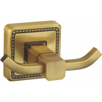 Крючок Wonzon & Woghand Roma WW-7225 двойной, для ванны, бронза