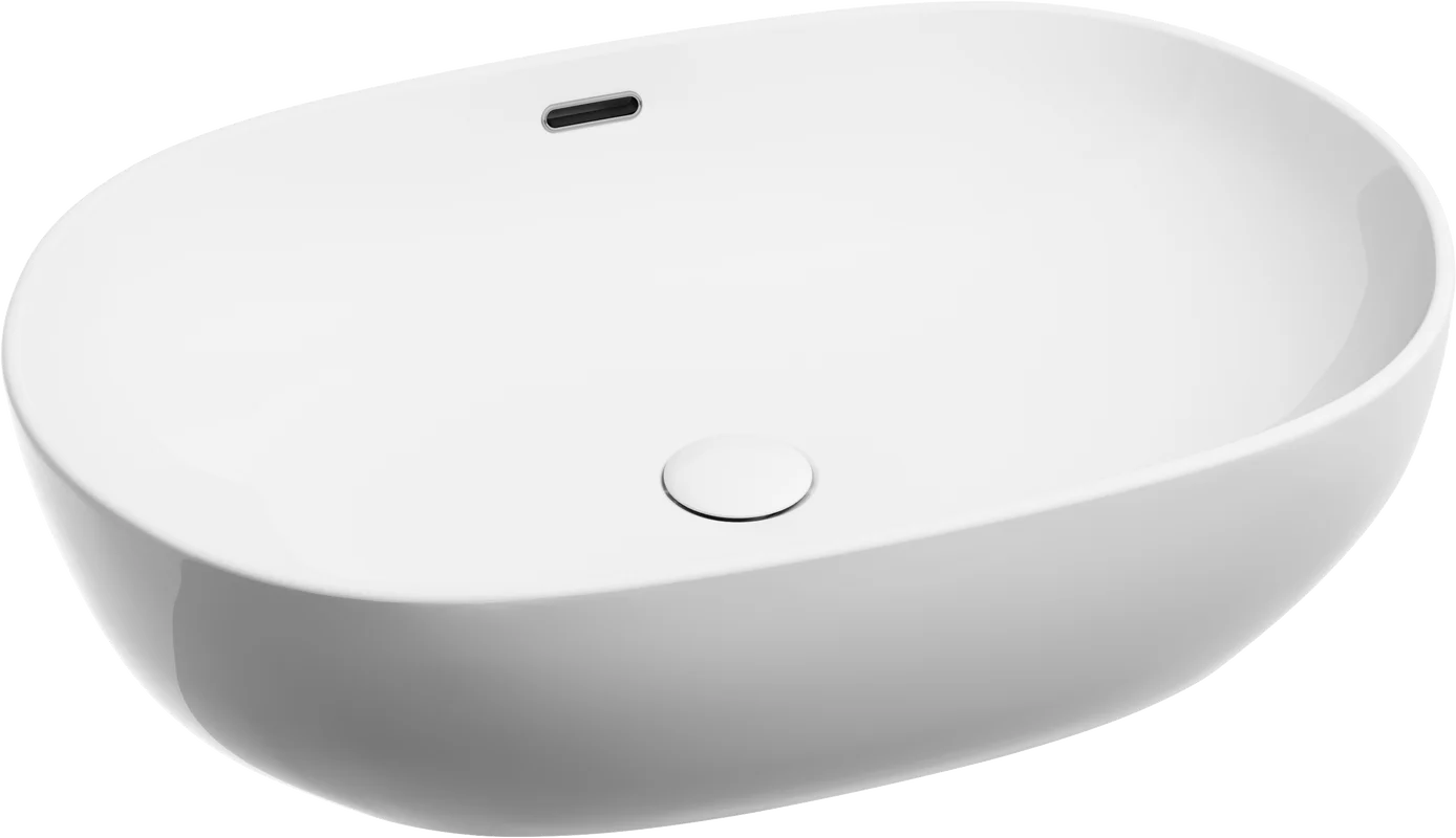 Раковина Ceramicanova Element CN6064 накладная, 61x42 см, белая