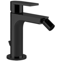 Смеситель Gessi Via Manzoni 38607#299 для биде, с донным клапаном, черный матовый