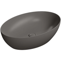 Раковина GSI Pura 884216 накладная, 60x42 см, Коричневый матовый