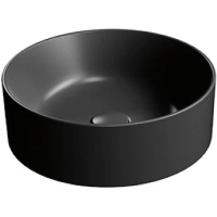 Раковина GSI Kube X 942626 накладная, Ø40 см, Ardesia opaco (черный матовый)