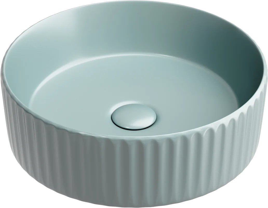 Раковина Ceramicanova Element CN6057MLG накладная, Ø36 см, зеленая матовая