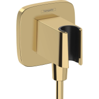 Шланговое подключение Hansgrohe FixFit Q 26887990 с держателем, цвет