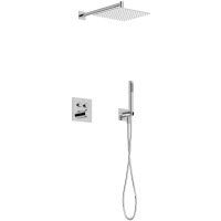 Душевой комплект Sancos Linn SC9022CH 250 мм, с термостатом, хром