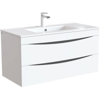 Тумба с раковиной Iddis Cloud 100 подвесная Белая CLO10W1i95K