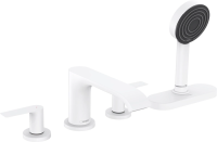 Смеситель Hansgrohe Vivenis 75444700 на борт ванны, 4 отверстия, белый