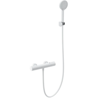 Термостат для душа Wonzon & Woghand WW-A2006-A-MW с душевым гарнитуром, белый матовый