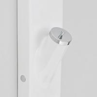 Стакан с крышкой Artceram Sotto Up ACA028 bi/cr Акция , подвесной, цвет: белый/хром
